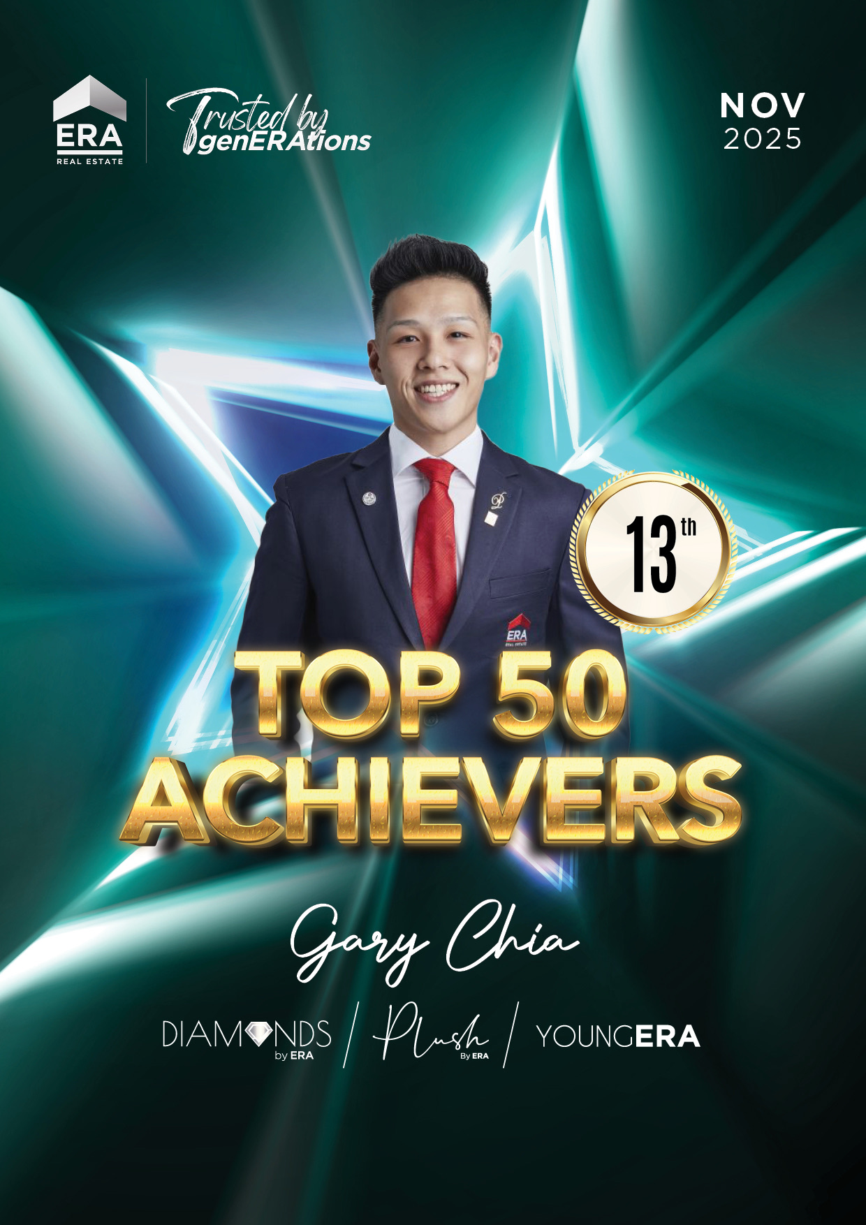 Top 50 Achievers, 13th - Nov 2025